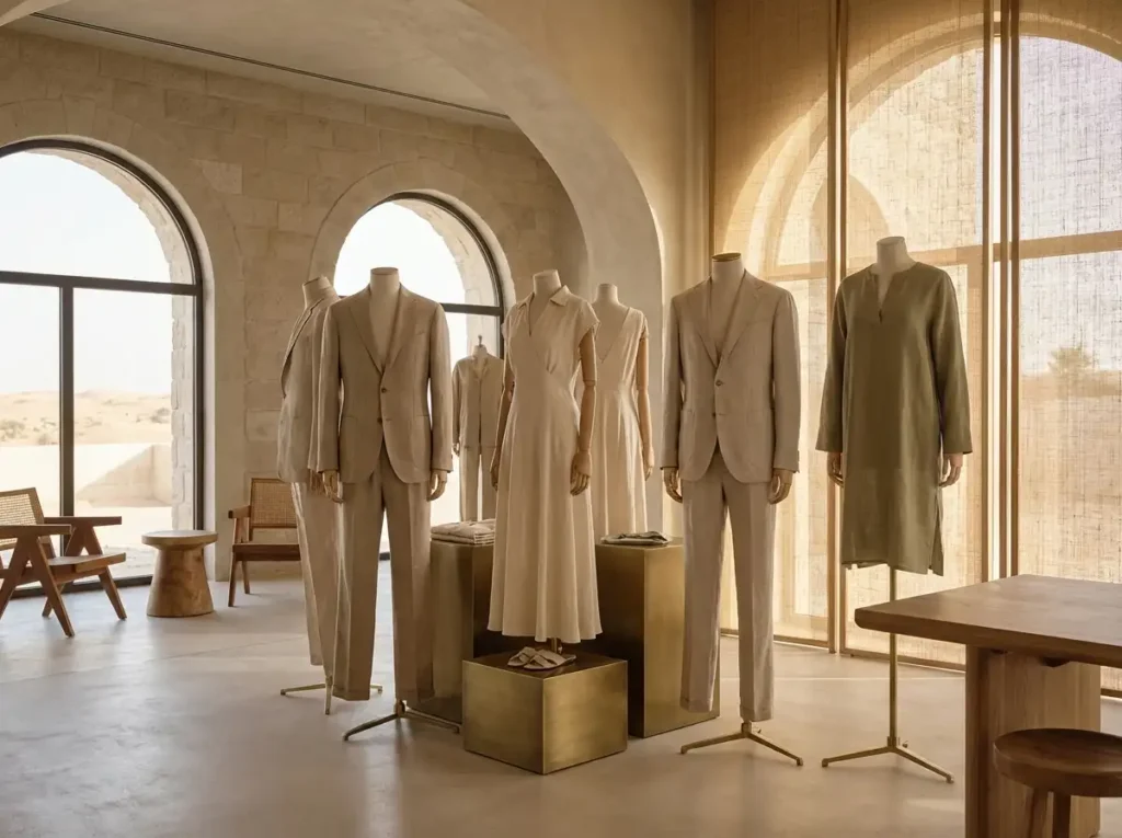linen in UAE high fashion